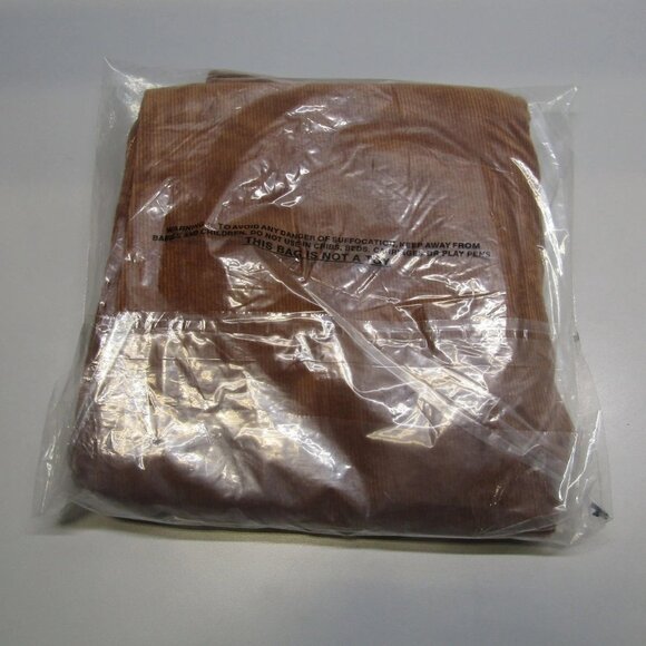 NEW PILCRO Pant Brown Size 27 Scotty Cuffed High Rise Straight Corduroy - Picture 2 of 5